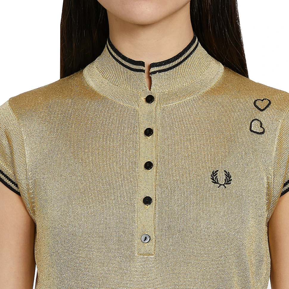 Fred Perry x Amy Winehouse Foundation - Metallic Knitted Shirt
