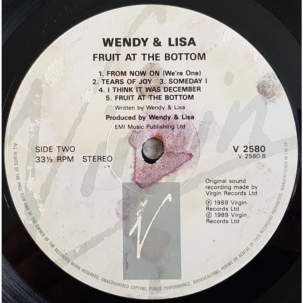 Wendy & Lisa - Fruit At The Bottom