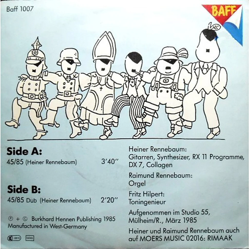 Rap-Sody - On 45 (Dance Version)