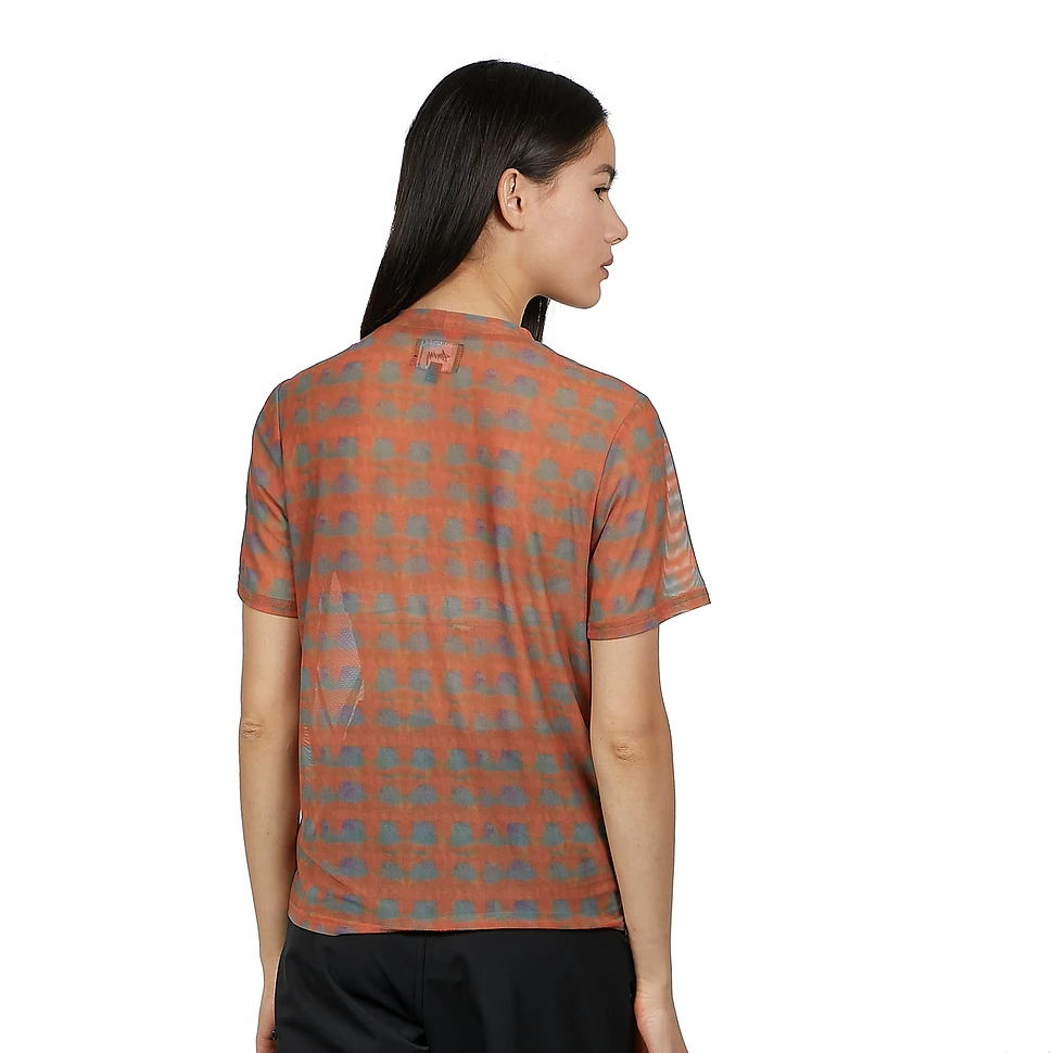 Stüssy - Printed Plaid Mesh Tee