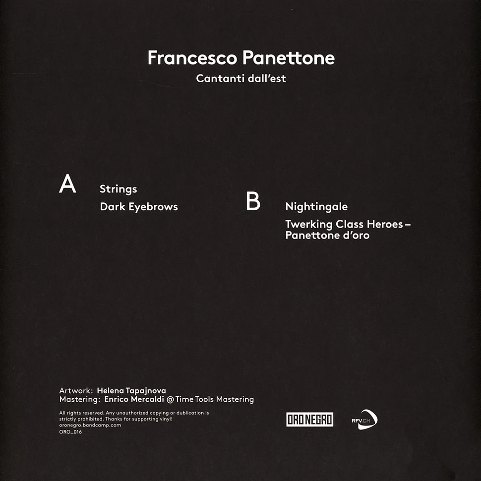 Francesco Panettone - Cantanti Dall'est