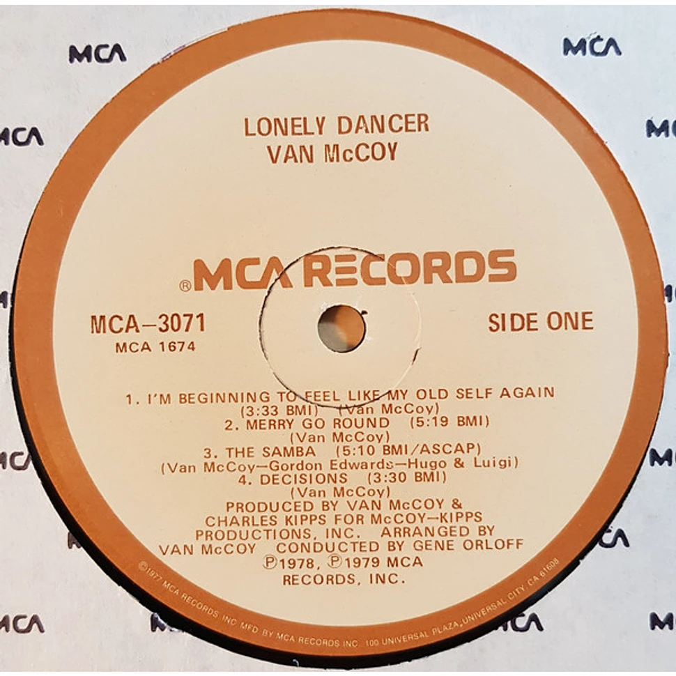 Van McCoy - Lonely Dancer