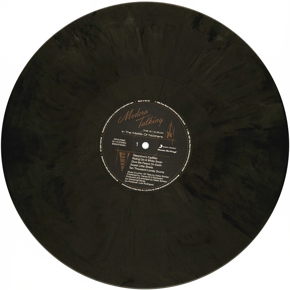 Modern Talking - In The Middle Of Nowhere - Numbered Gold & Black Marbled Vinyl Edition