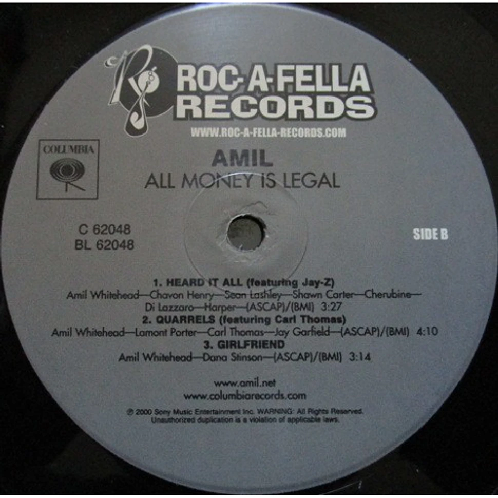 Amil - All Money Is Legal