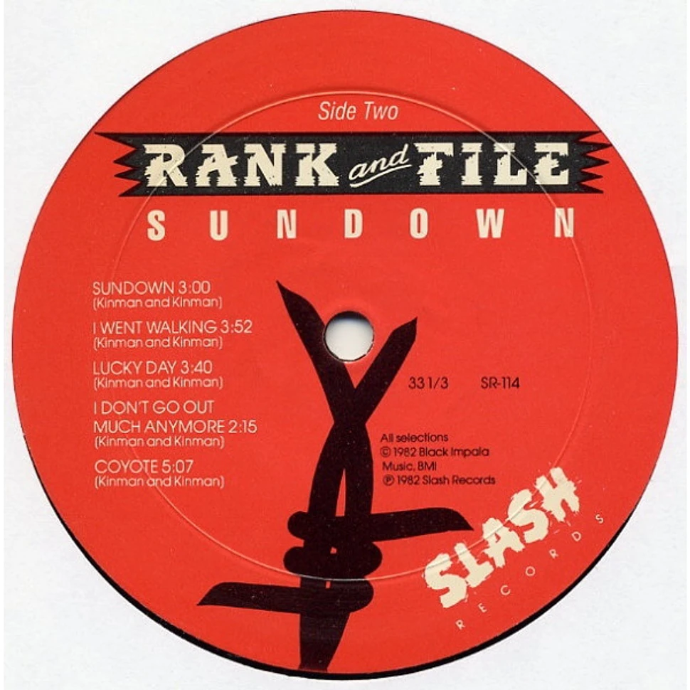 Rank & File - Sundown