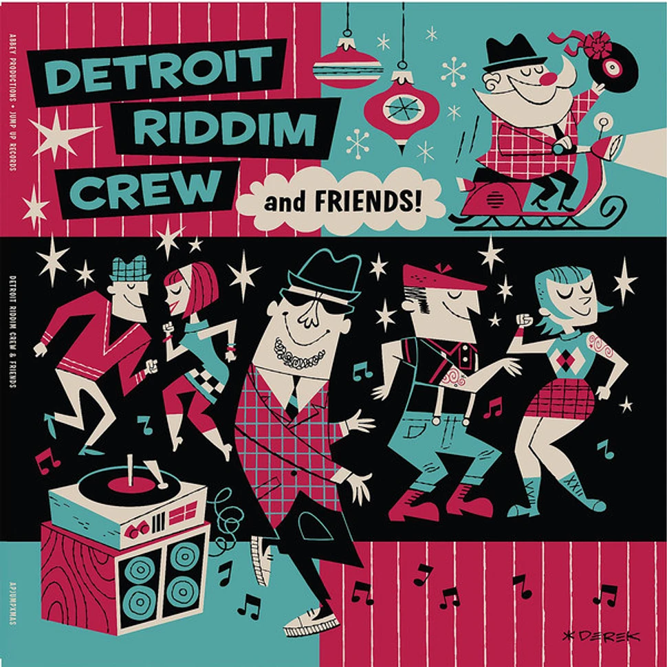 Detroit Riddim Crew And Friends - The Christmas Record Colored Vinyl Edition