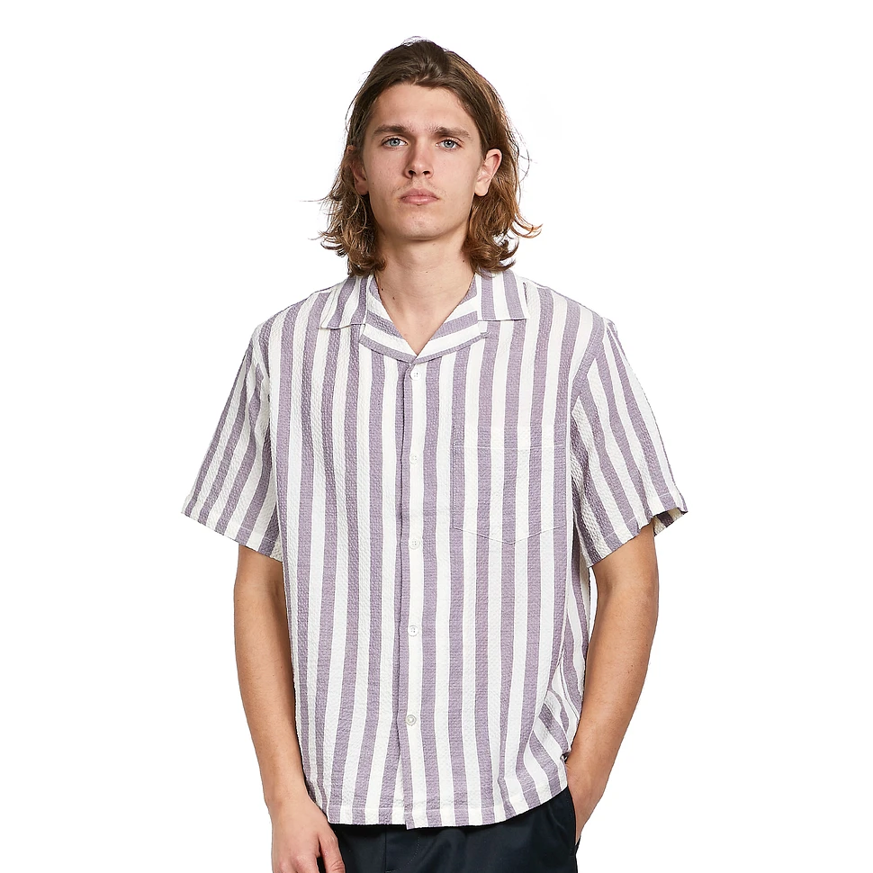 Portuguese Flannel - Lavanda Stripe Shirt