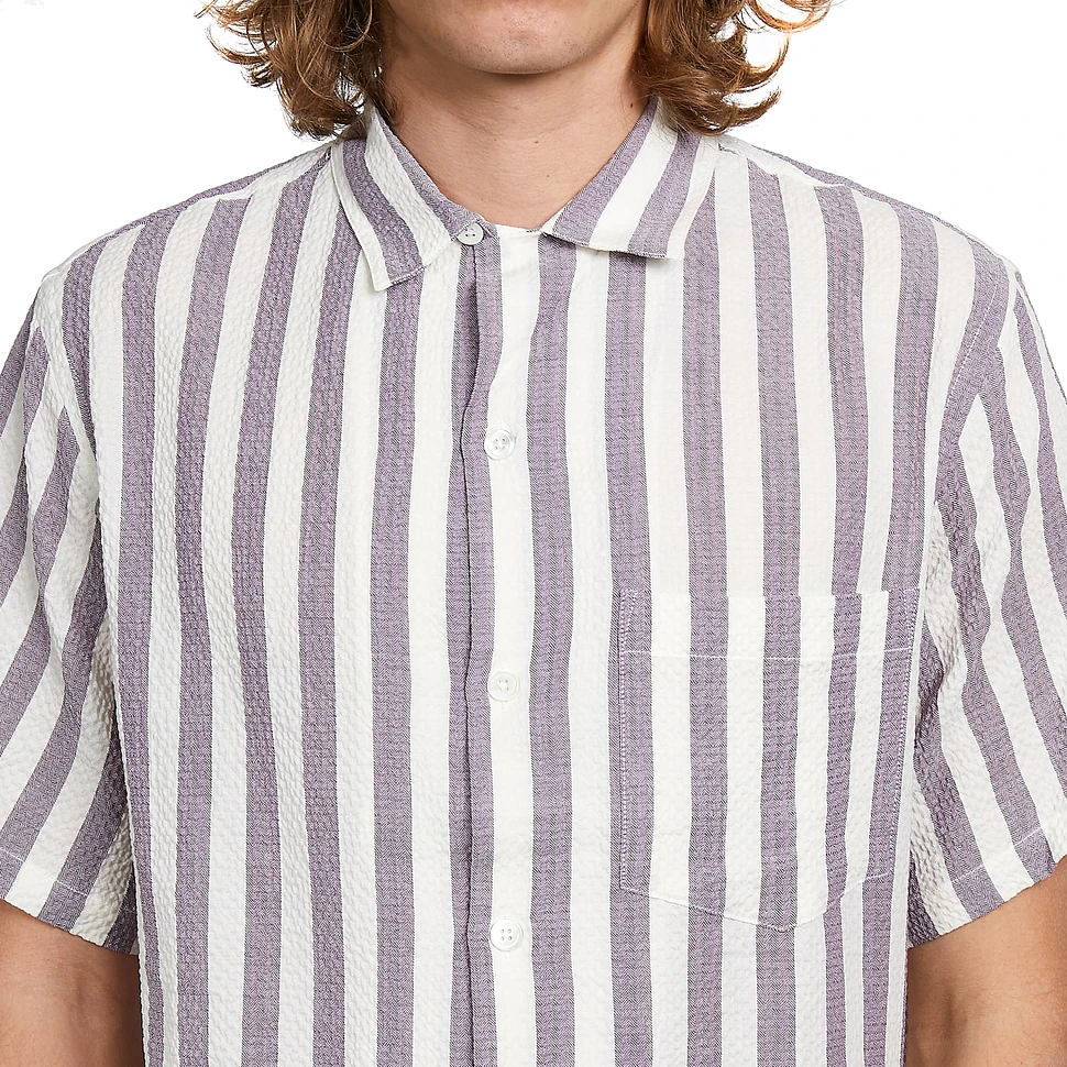 Portuguese Flannel - Lavanda Stripe Shirt