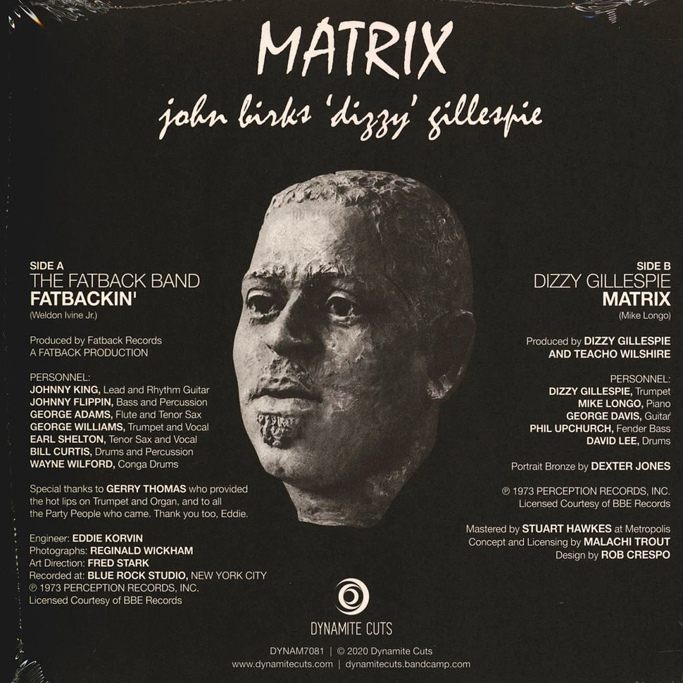 The Fatback Band / Dizzy Gillespie - B-Boy DJ Dancer / Matrix