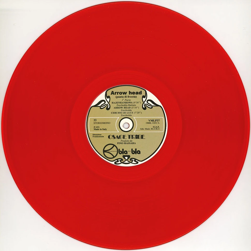Osage Tribe - Arrow Head Red Vinyl Edition