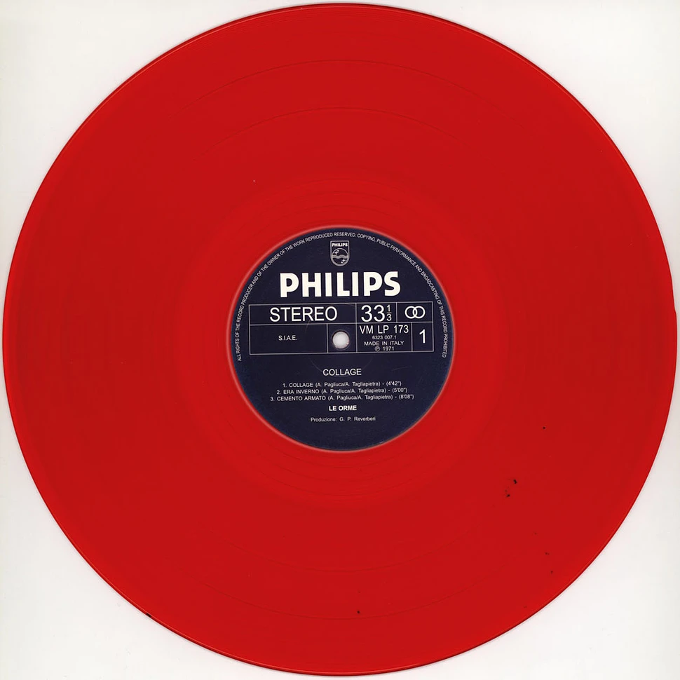 Le Orme - Collage Red Vinyl Edition