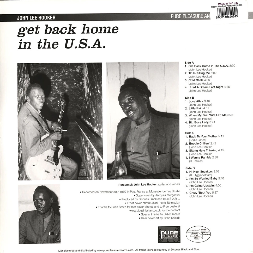 John Lee Hooker - Get Back Home In The Usa