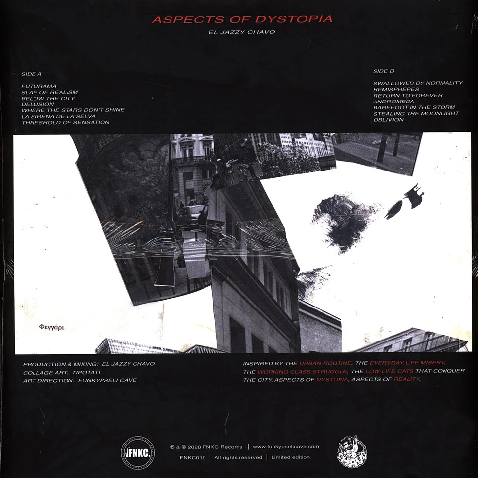 El Jazzy Chavo - Aspects Of Dystopia Black Vinyl Edition