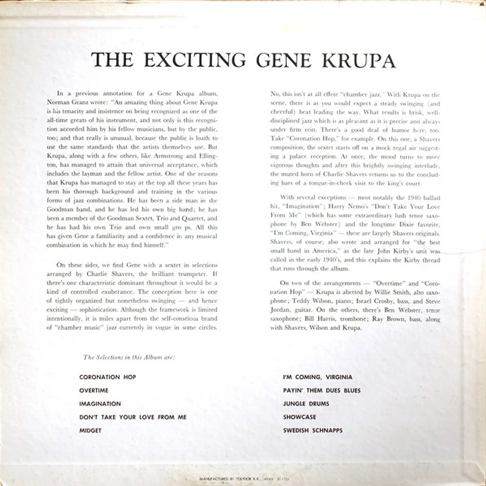 Gene Krupa - The Exciting Gene Krupa