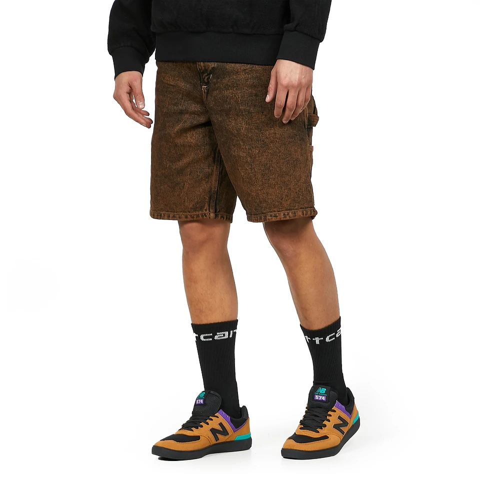 Carhartt WIP - Single Knee Short "Allendale" Black / Black Denim, 13.5 oz