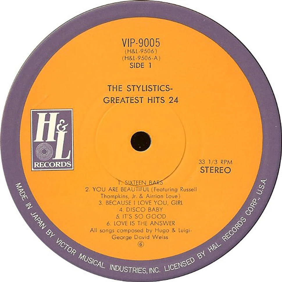 The Stylistics - Greatest Hits 24