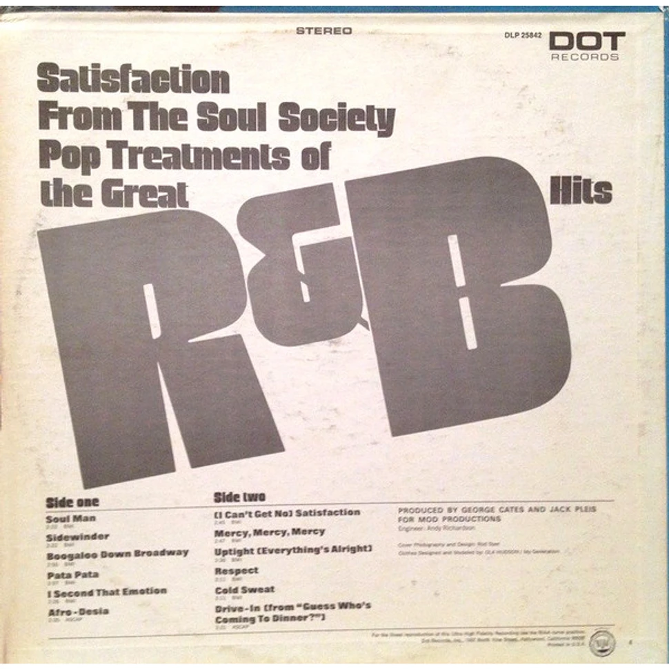 The Soul Society - Satisfaction From The Soul Society