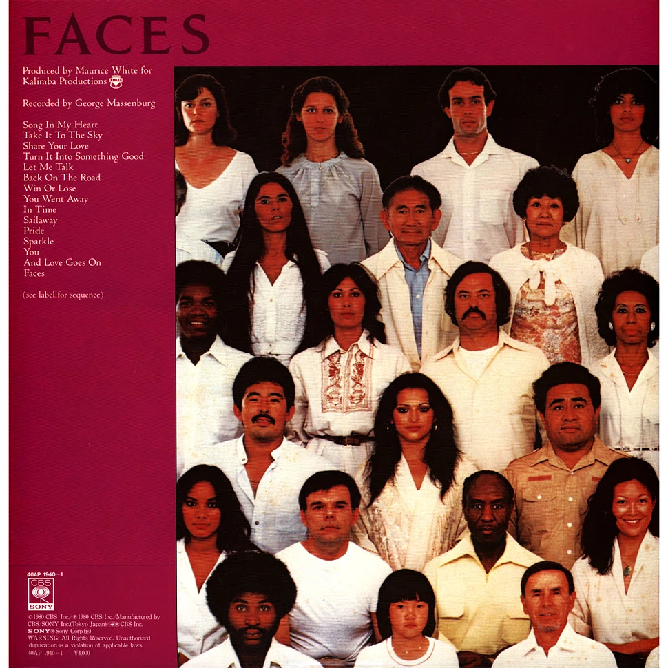 Earth, Wind & Fire - Faces