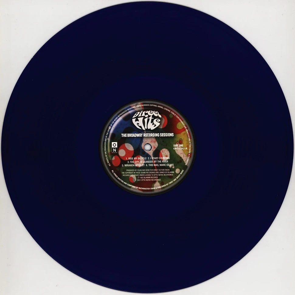 The Direct Hits - The Broadway Recording Sessions Blue Vinyl