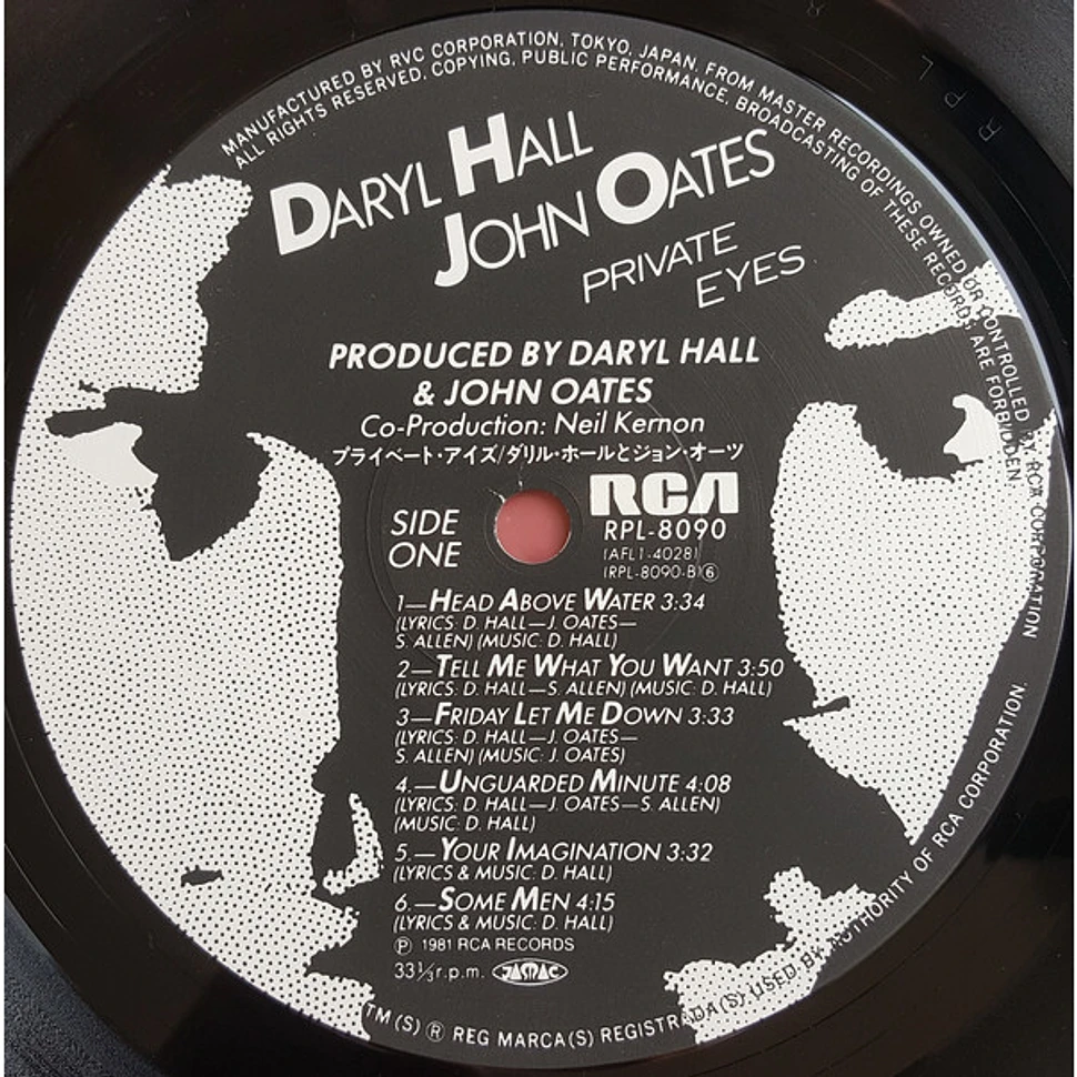 Daryl Hall & John Oates = Daryl Hall & John Oates - Private Eyes = プライベート・アイズ