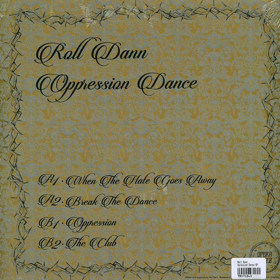 Roll Dann - Opression Dance EP