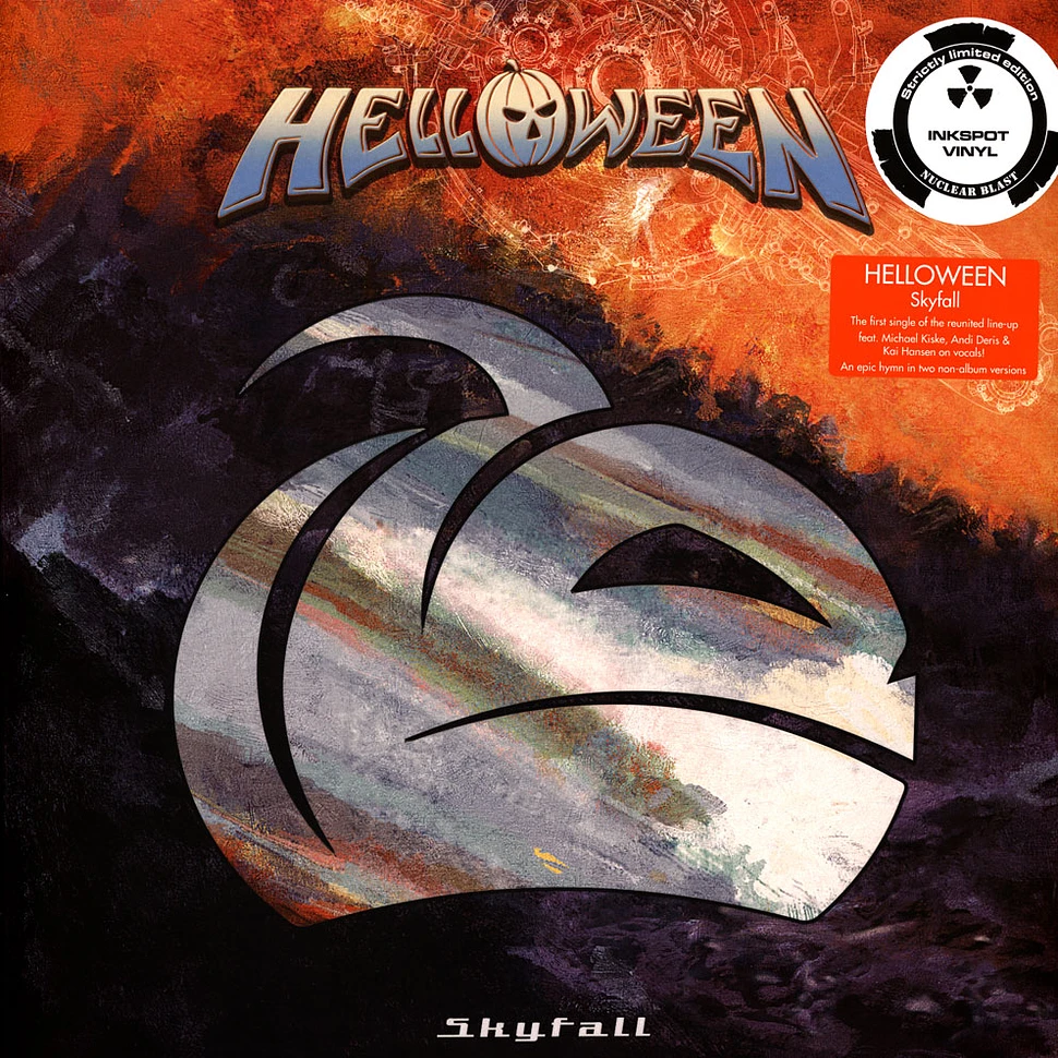 Helloween - Skyfall Orange/Black Inkspot Vinyl Edition