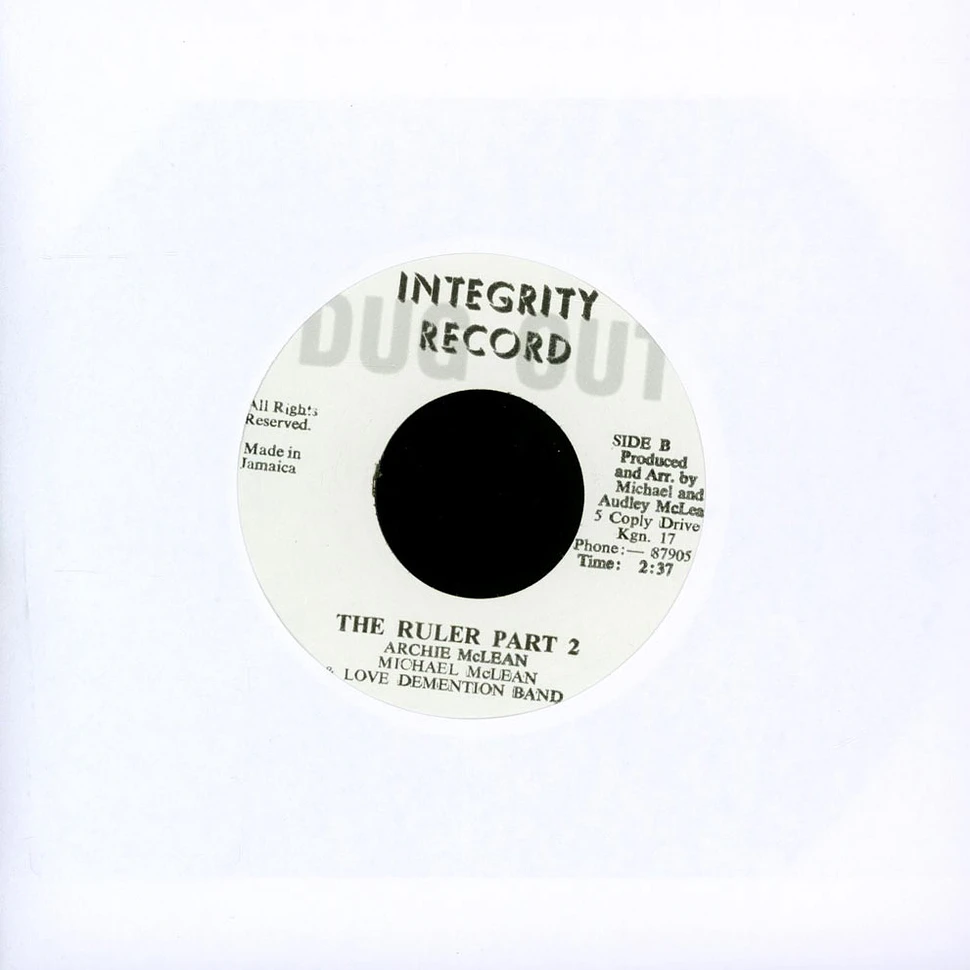 Archie Mclean / Love Demention Band - The Ruler / Part 2