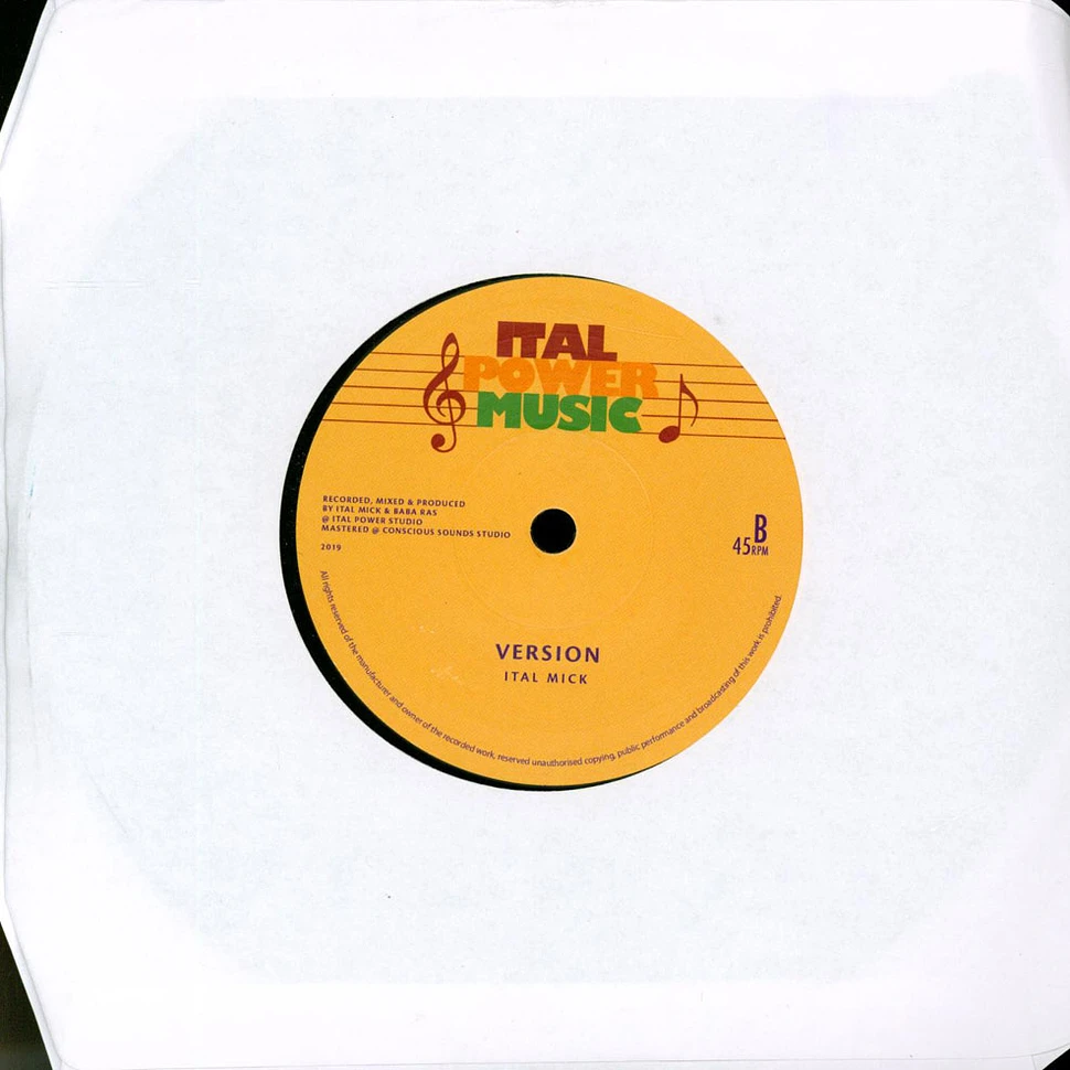 Baba Ras / Ital Mick - Reggae Music Time / Version