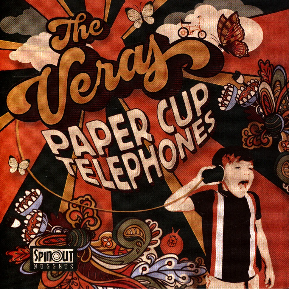 Veras - Paper Cup Telephones/If You Ain't Go Orange Vinyl Edition