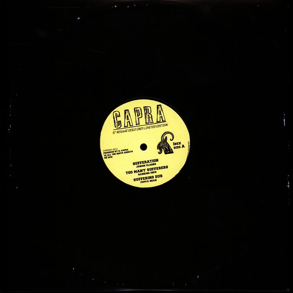 Junior Clarke, Ranking Ibex, Puppa Shan / U-Rie & Capra Dread, Papa Rizla, Puppa Shan - Sufferation, Too Many Sufferers, Suffering Dub / Jump & Twist, Dance Floor Elevator, Jump And Dub