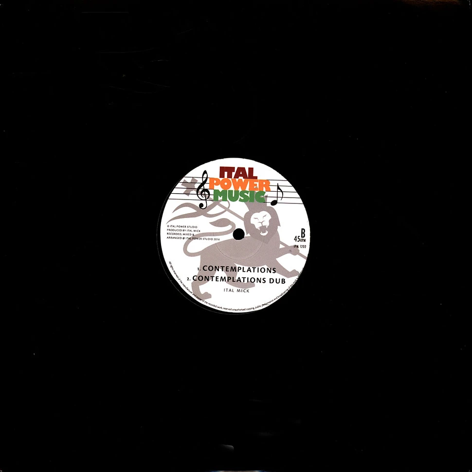 I-Shakh / Ital Mick - I Nah Give Up Fari, Dub / Contemplations, Dub