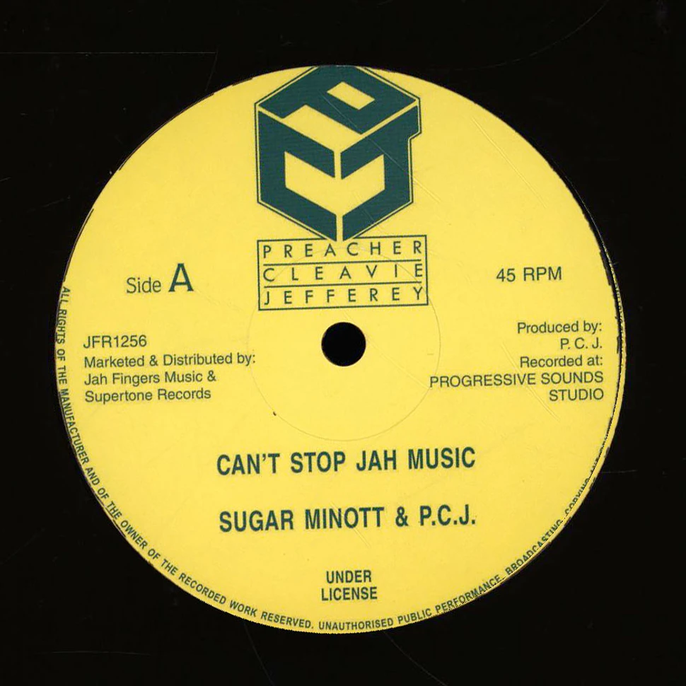 Sugar Minott & P.C.J. - Can't Stop Jah Music / Nah Stop Jah Music