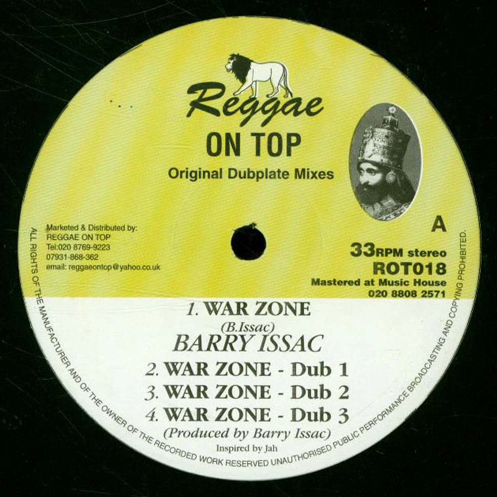 Barry Issac, Amhari - War Zone, Dub, World Within World, Dub / Dub1, Dub 2, Dub 3