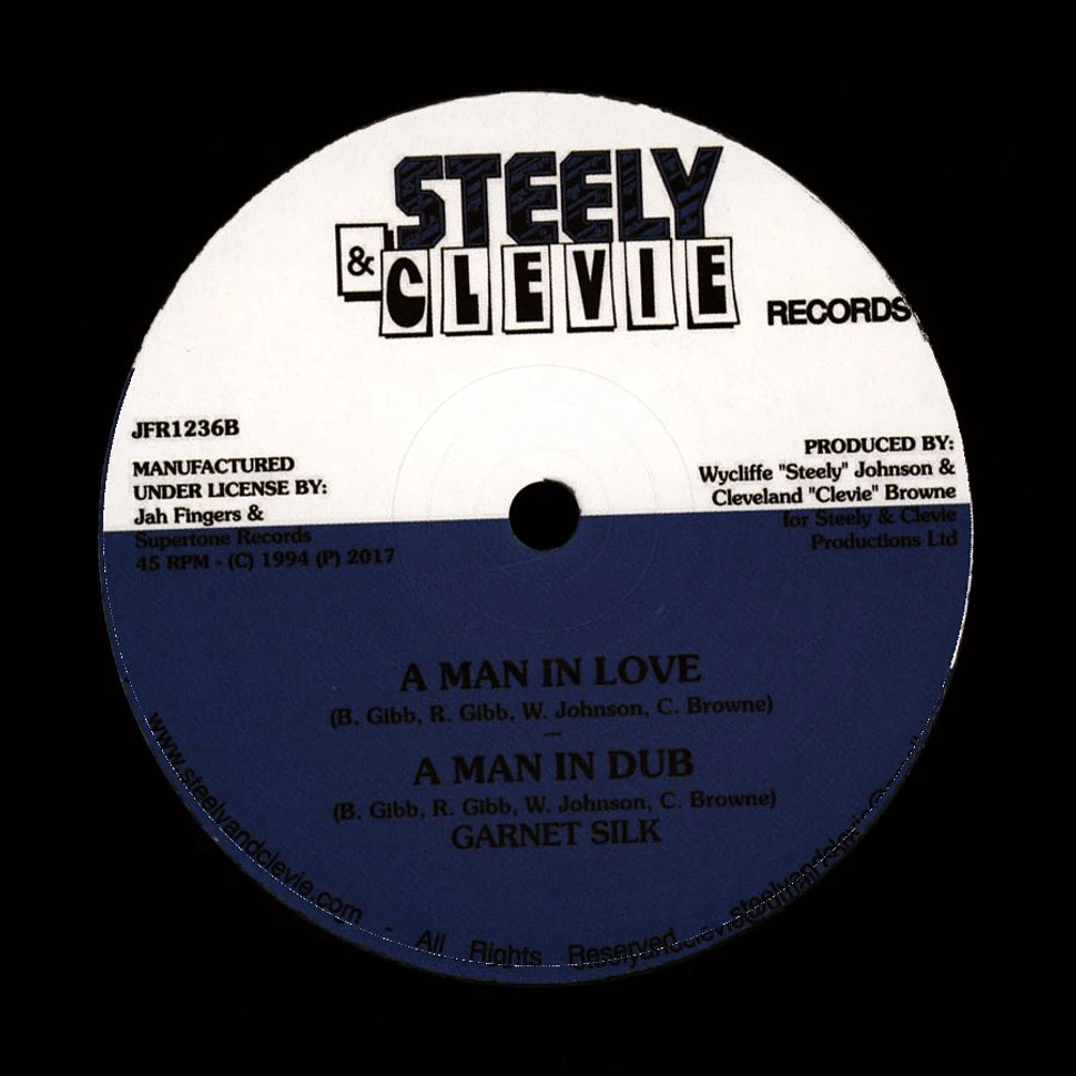 Garnet Silk, Steely & Clevie - Love Is The Answer, Steely Sets Dem Free / A Man In Love, Dub