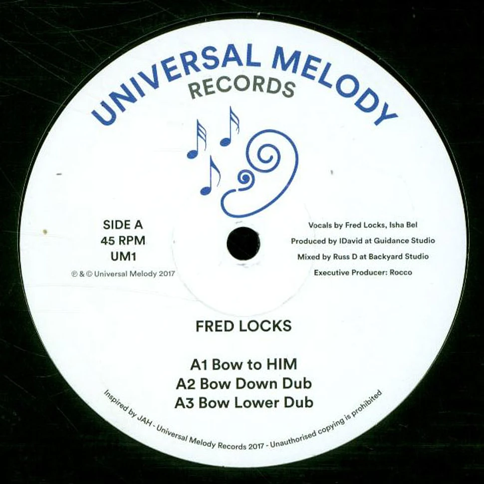 Fred Locks / I David - Bow To Him, Dub, Lower Dub / Power Of The King, Dub, More Power