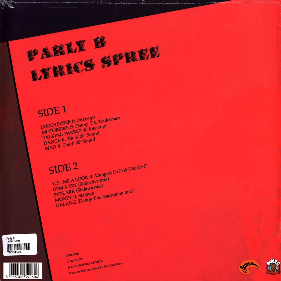 Parly B - Lyrics Spree