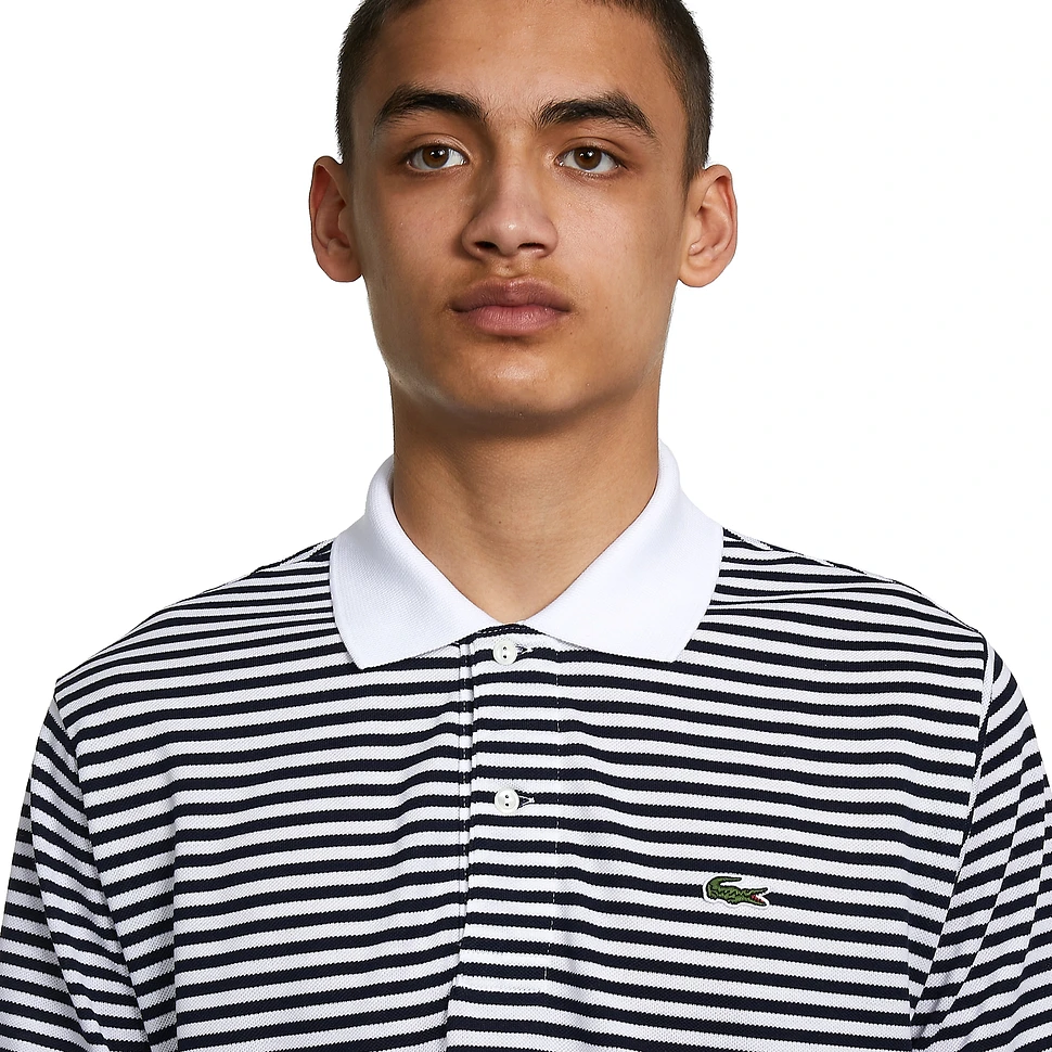 Lacoste - Short Sleeved Ribbed Collar Shirt