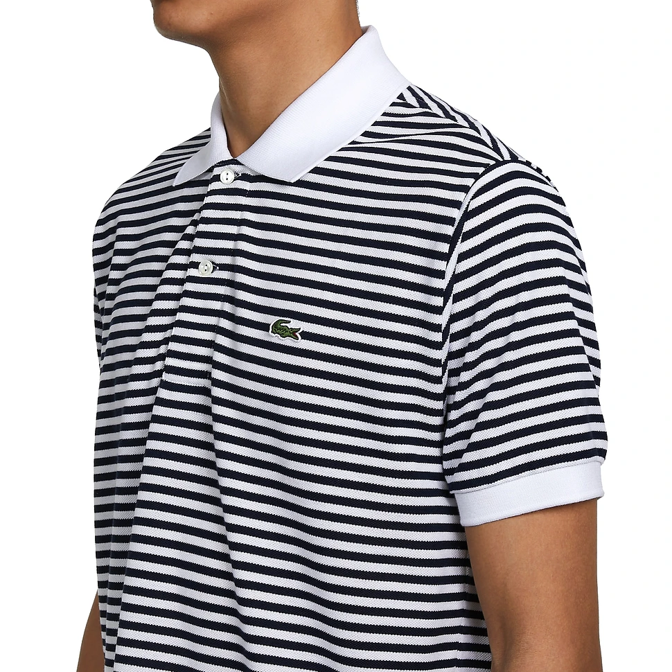 Lacoste - Short Sleeved Ribbed Collar Shirt