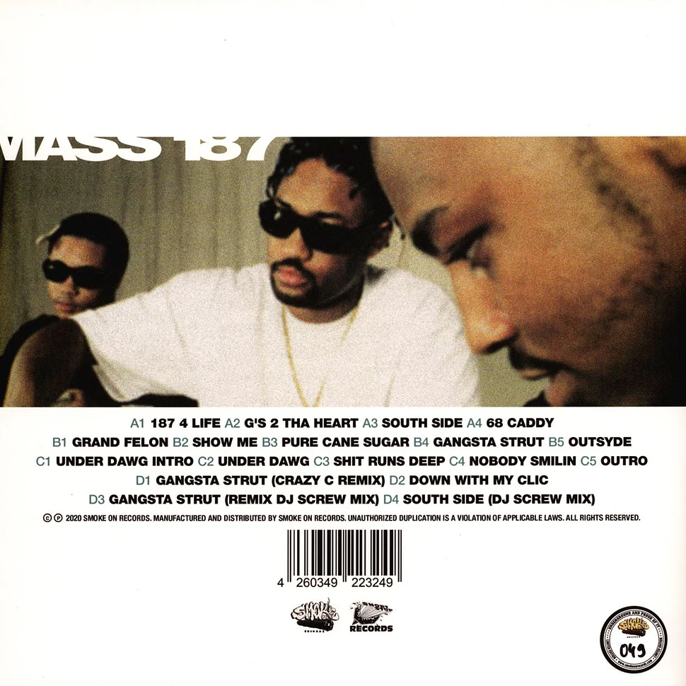 Mass187 - Real True Paying Dues 2nd Edition Black Vinyl Edition