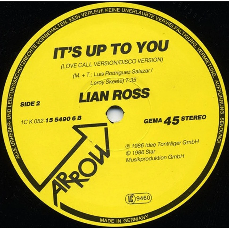 Lian Ross - It's Up To You (Special DJ-Mix)