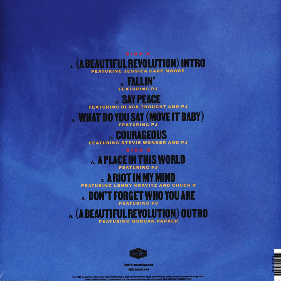 Common - A Beautiful Revolution Part 1 Red & Blue Swirl Vinyl Edition