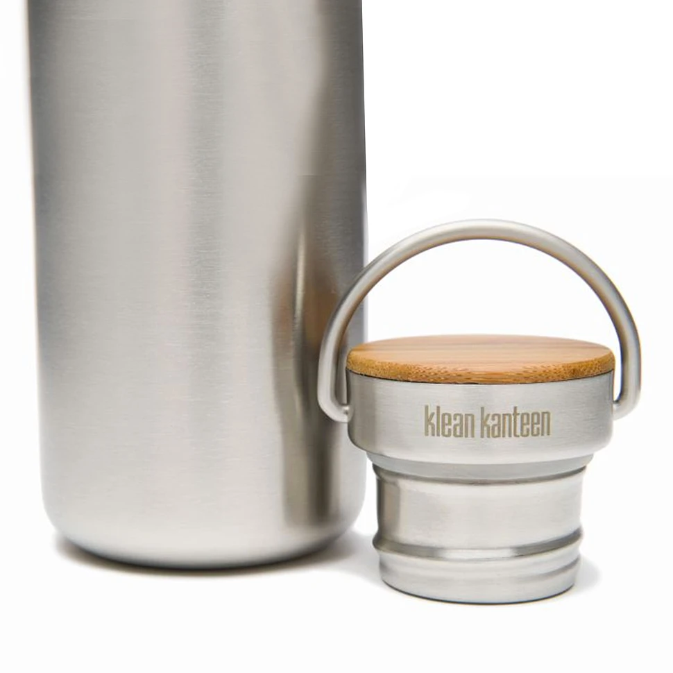 Klean Kanteen - 532 ml / 18 oz Kanteen Reflect (Bamboo Cap)-BS