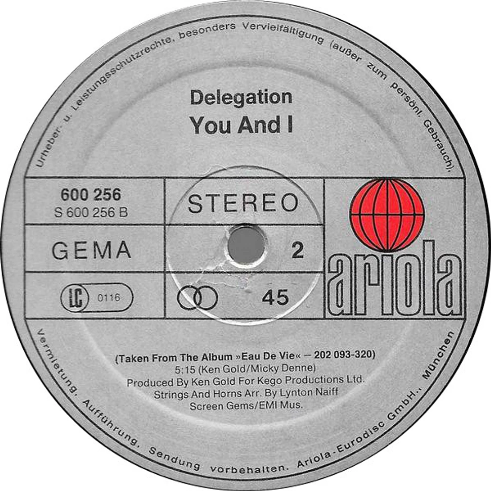 Delegation - Put A Little Love On Me / You And I