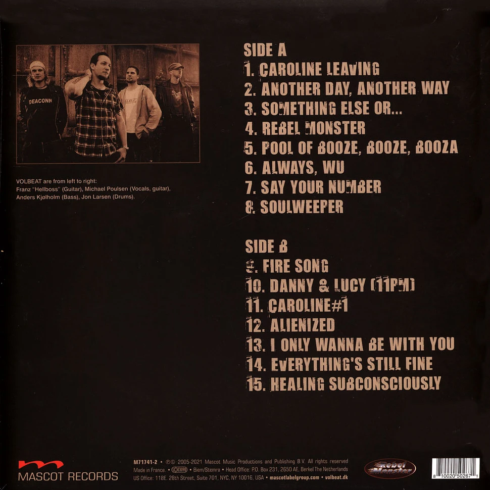 VOLBEAT - Rock The Rebel / Metal The Devil - GLOW IN THE DARK Vinyl