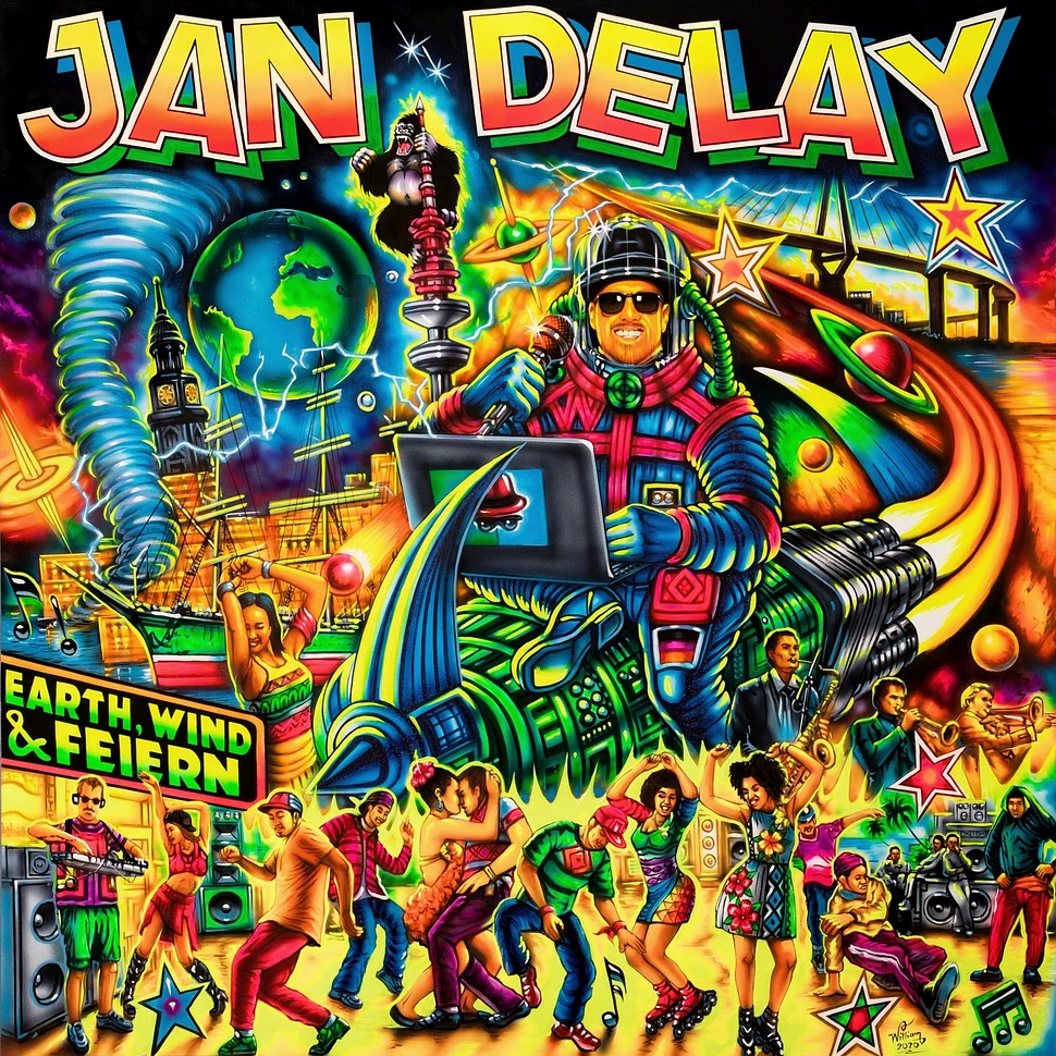 Jan Delay - Earth, Wind & Feiern HHV Exclusive Colored Vinyl Edition