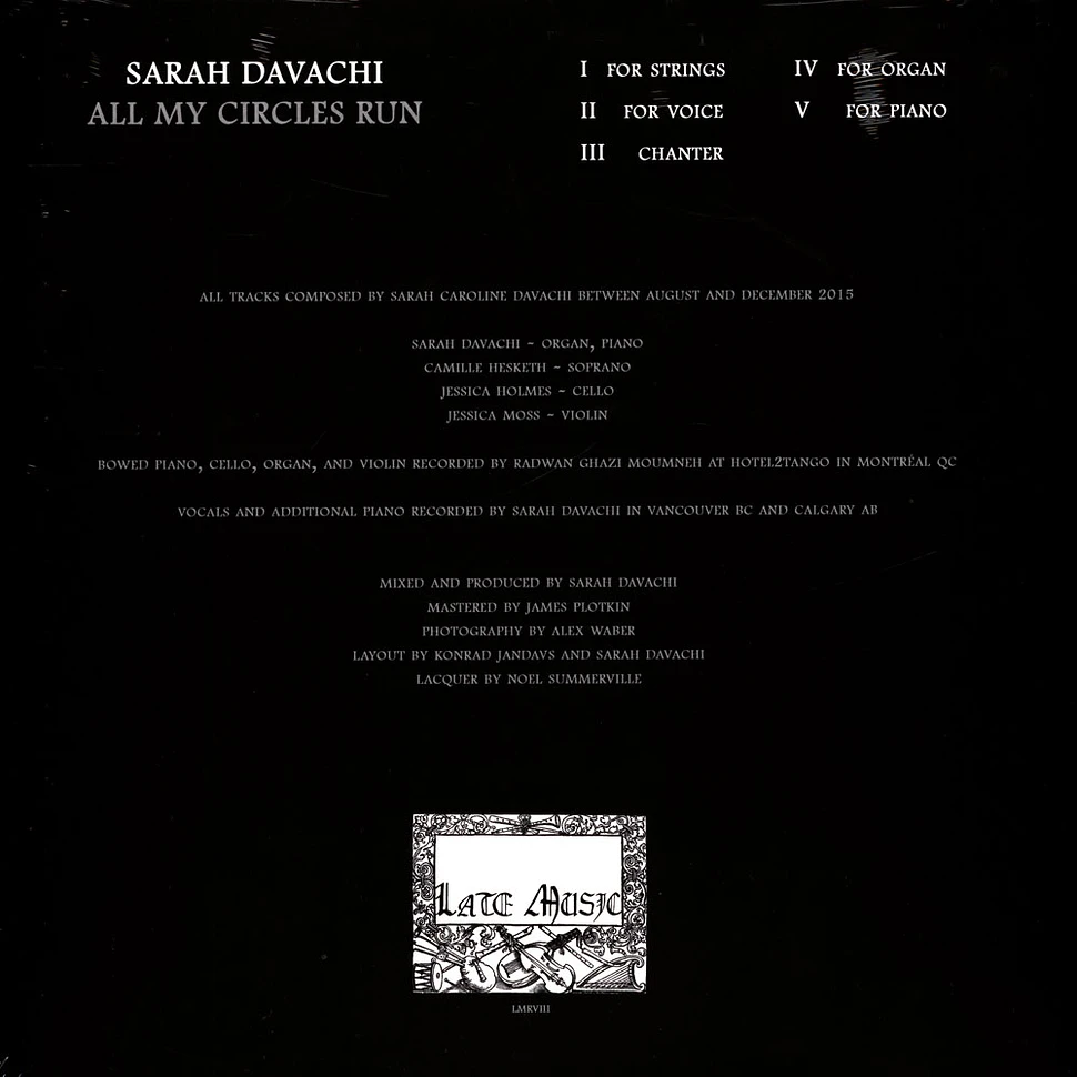 Sarah Davachi - All My Circles Run Gold Vinyl Edition