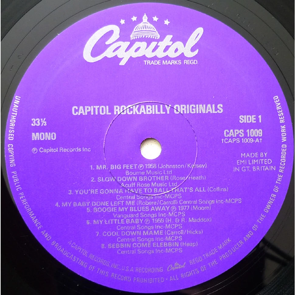 V.A. - Capitol Rockabilly Originals