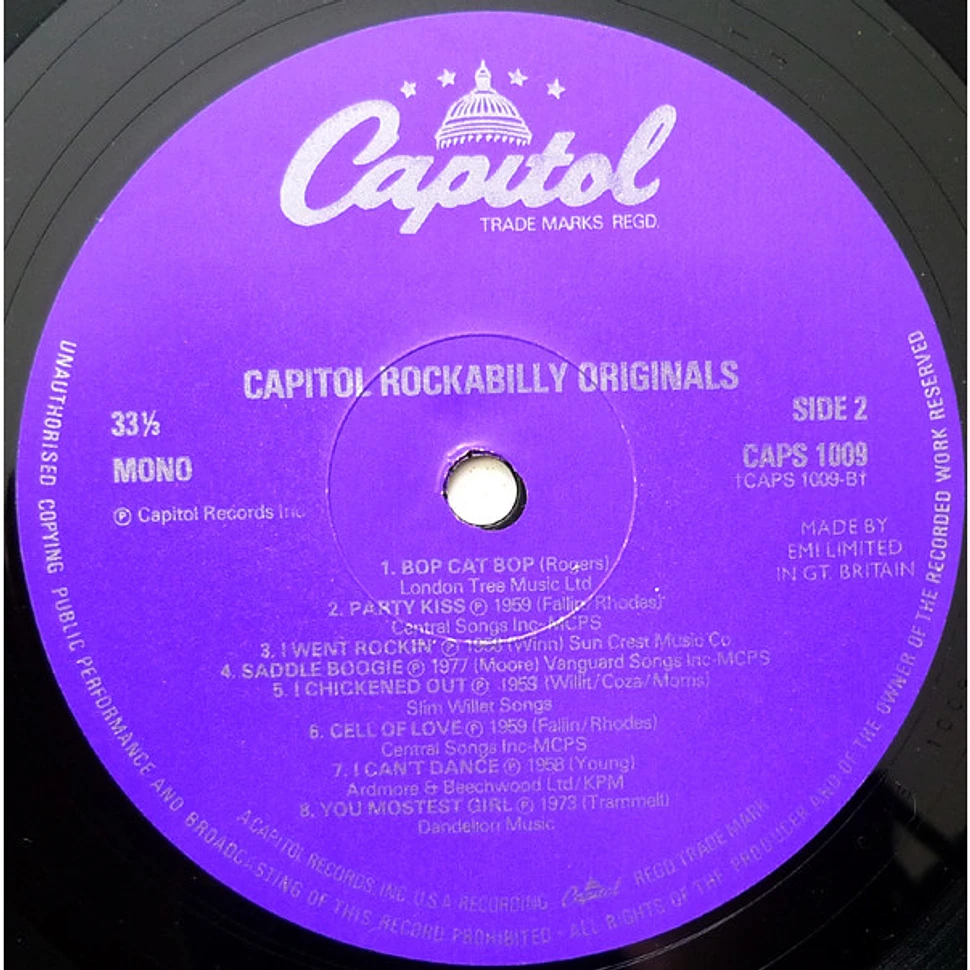 V.A. - Capitol Rockabilly Originals