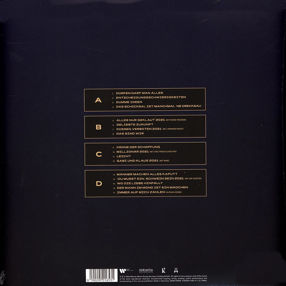 Die Prinzen - Krone Der Schöpfung Limited Hardcover Gold Vinyl Edition