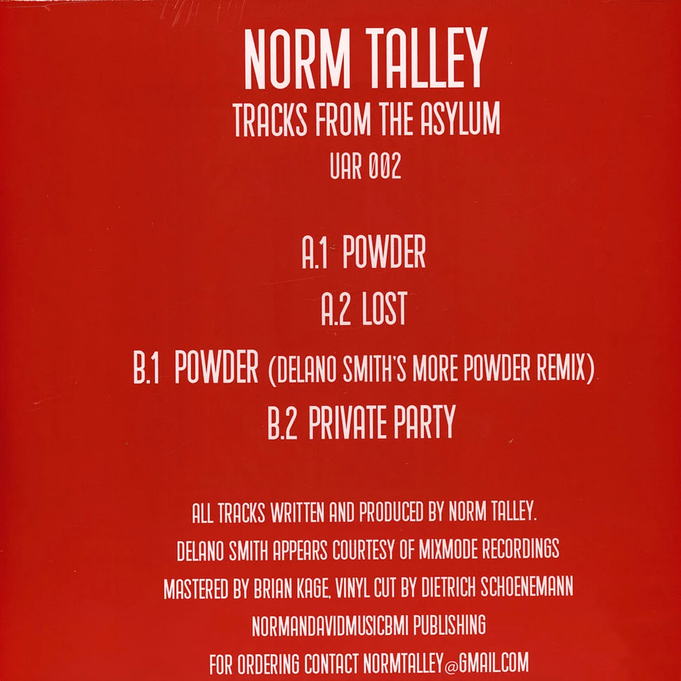 Norm Talley - Tracks From The Asylum